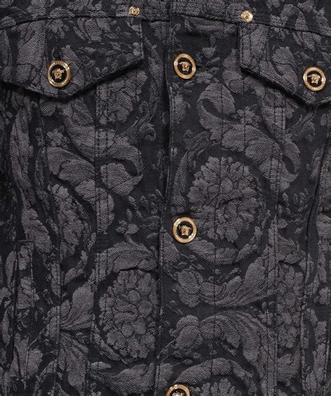 piumino versace barocco|Versace Piumino Barocco Silhouette Jacquard .